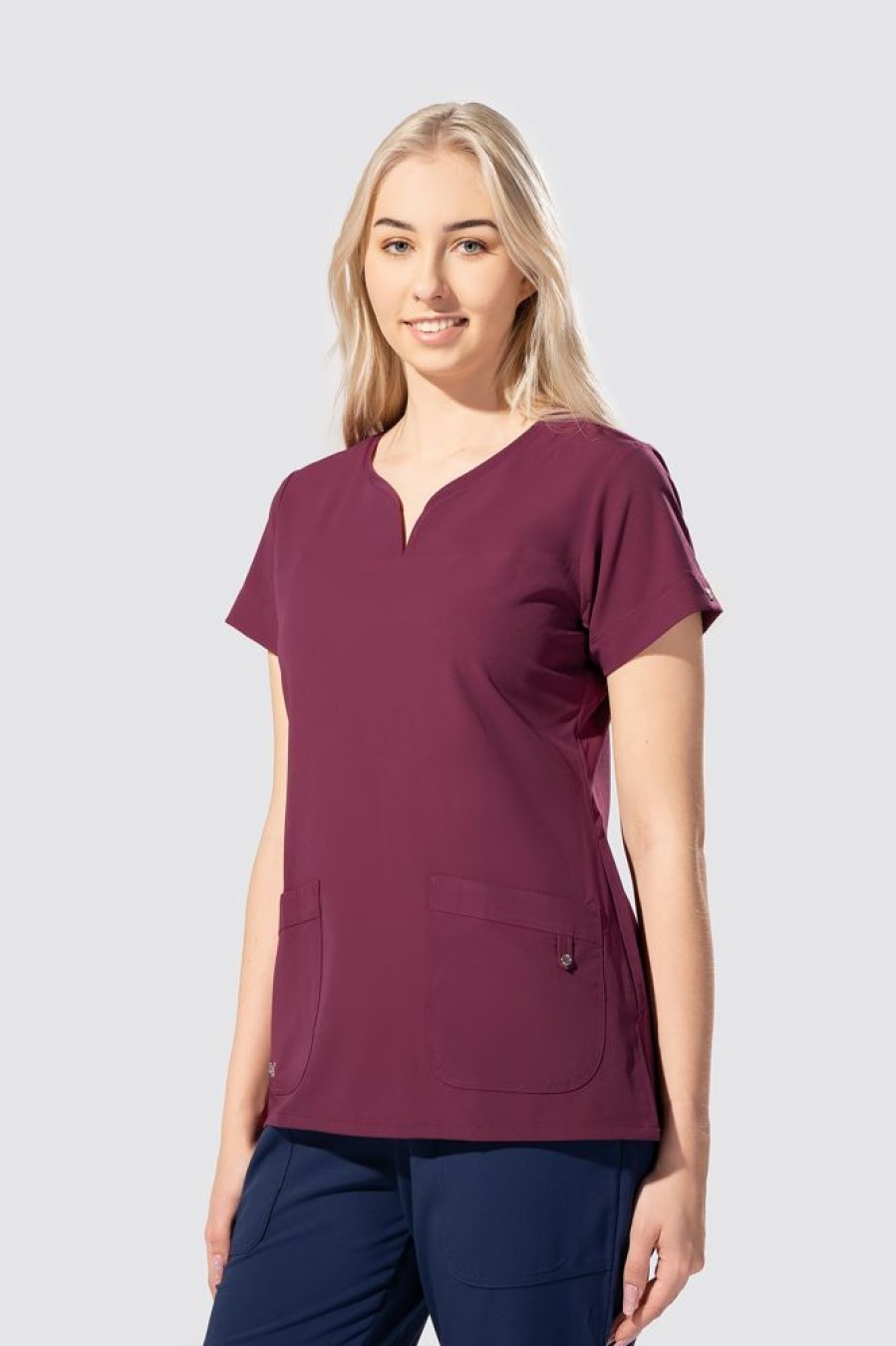 Odziez Medyczna uniformix Bluzy Medyczne | Bluza Medyczna Damska Barco Grey'S Anatomy Signature, 2121 Wine Bordowy