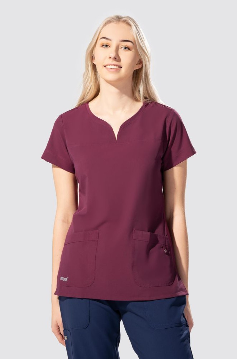 Odziez Medyczna uniformix Bluzy Medyczne | Bluza Medyczna Damska Barco Grey'S Anatomy Signature, 2121 Wine Bordowy