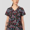 Odziez Medyczna uniformix Bluzy Medyczne | Bluza Medyczna Damska Med Couture Print, 8564 Rnbd Wielokolorowe