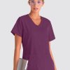 Odziez Medyczna uniformix Bluzy Medyczne | Bluza Medyczna Damska, Grey'S Anatomy Spandex-Stretch , Grst011, Wine Bordowy