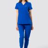 Odziez Medyczna uniformix Bluzy Medyczne | Bluza Medyczna Damska Uniformix Rayon, 3001-Royal Blue Granatowy