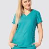 Odziez Medyczna uniformix Bluzy Medyczne | Bluza Medyczna Damska Med Couture Insight, 2411-Teal Turkusowy