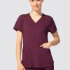 Odziez Medyczna uniformix Bluzy Medyczne | Bluza Medyczna Damska Med Couture Performance Touch, 7459-Wine Bordowy