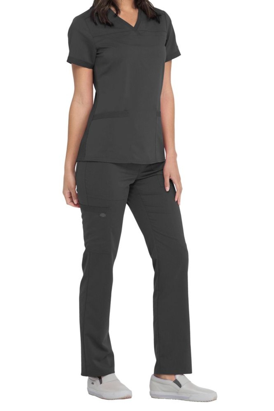 Odziez Medyczna uniformix Bluzy Medyczne | Bluza Medyczna Damska Dickies Balance Dke870 Pwt Szary