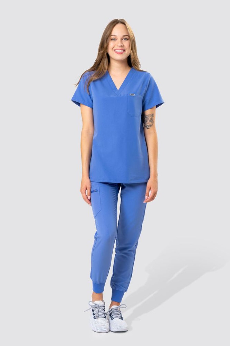 Odziez Medyczna uniformix Spodnie Medyczne | Spodnie Medyczne Damskie Uniformix Rayon, 3020-Ceil Blue Niebieski