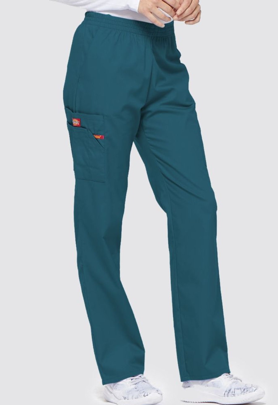 Odziez Medyczna uniformix Spodnie Medyczne | Spodnie Medyczne Damskie Dickies Eds Signature Dke86106 Cawz Morski