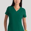 Odziez Medyczna uniformix Bluzy Medyczne | Bluza Medyczna Damska Barco One, 5105-Hunter Green Zielony