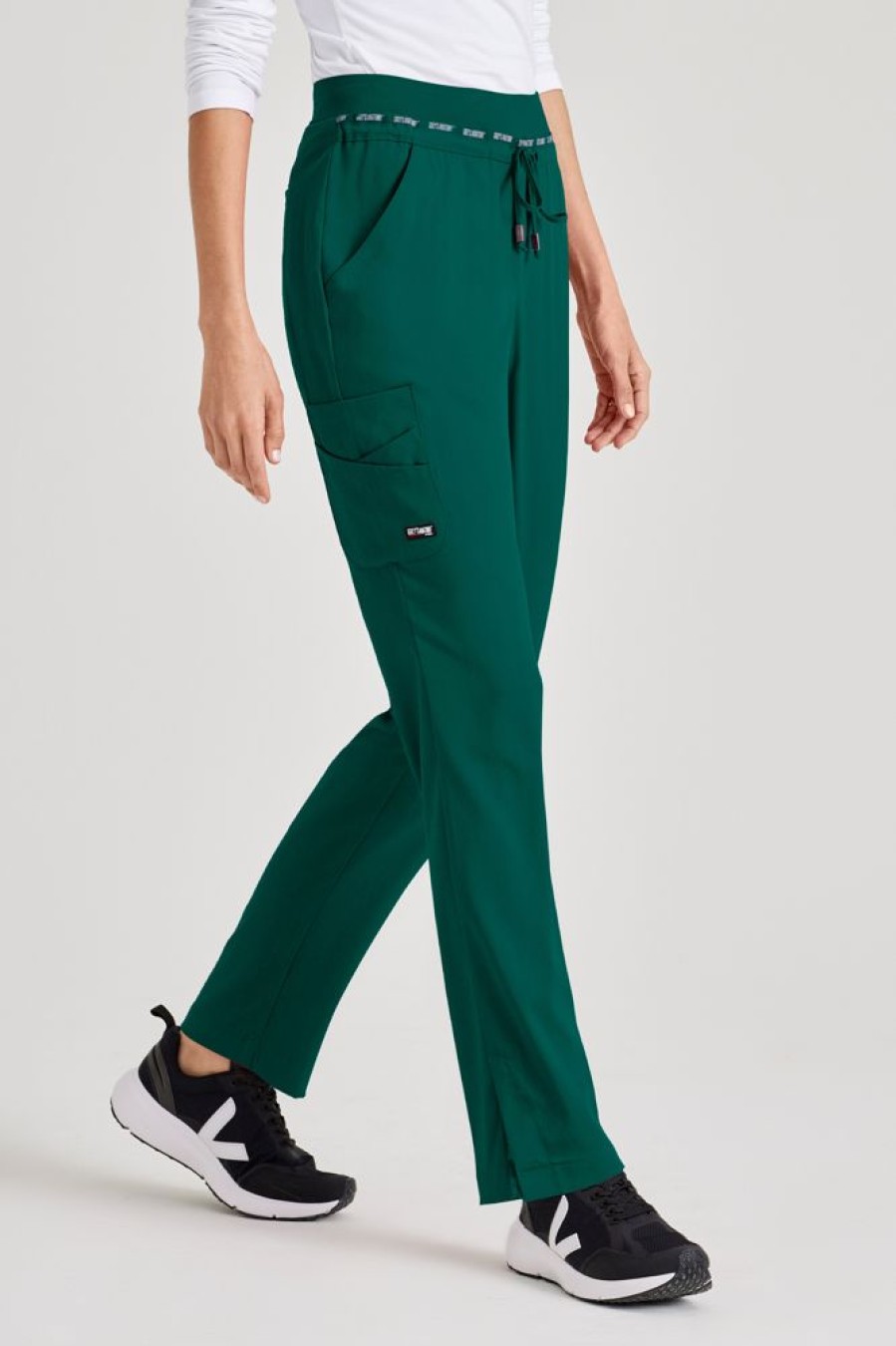 Odziez Medyczna uniformix Spodnie Medyczne | Spodnie Medyczne Damskie Barco Grey'S Anatomy Spandex-Stretch Grsp526, Hunter Green