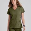 Odziez Medyczna uniformix Bluzy Medyczne | Bluza Medyczna Damska, Barco Impact, 7188-Olive Oliwkowy