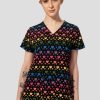 Odziez Medyczna uniformix Bluzy Medyczne | Bluza Medyczna Damska Med Couture Print, 8564 Rbht Wielokolorowe