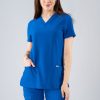 Odziez Medyczna uniformix Bluzy Medyczne | Bluza Medyczna Damska Uniformix, Super Flex 4000-Royal Blue Niebieski